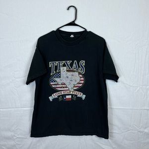Vintage 90s Texas Lone Star State T-Shirt Sz L